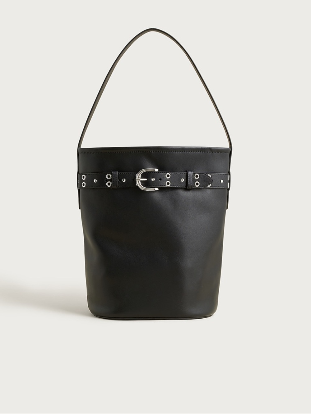 NWT J crew Berkeley belted bucket bag in studded leather